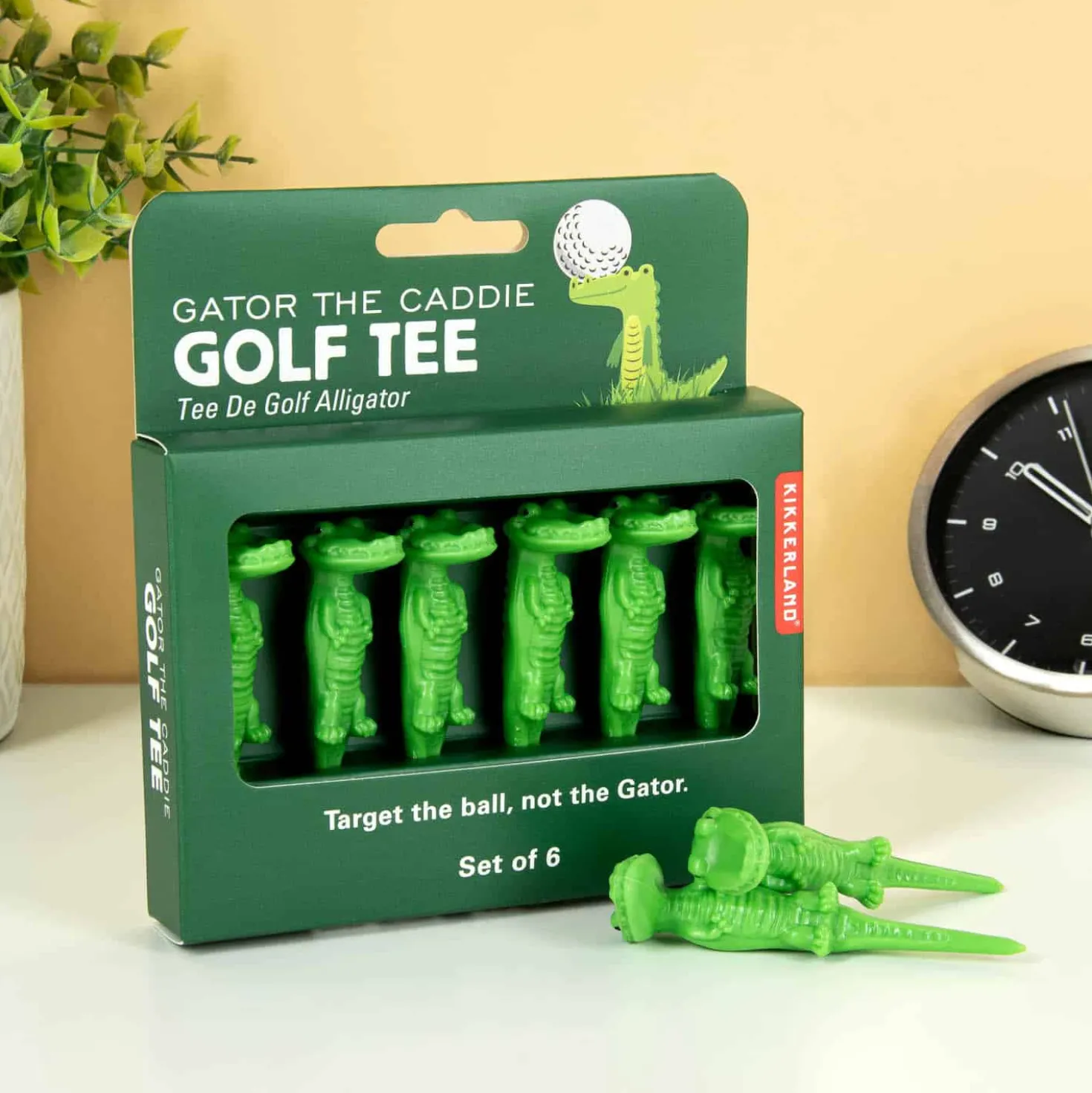 Alligator golftees (set van 6)