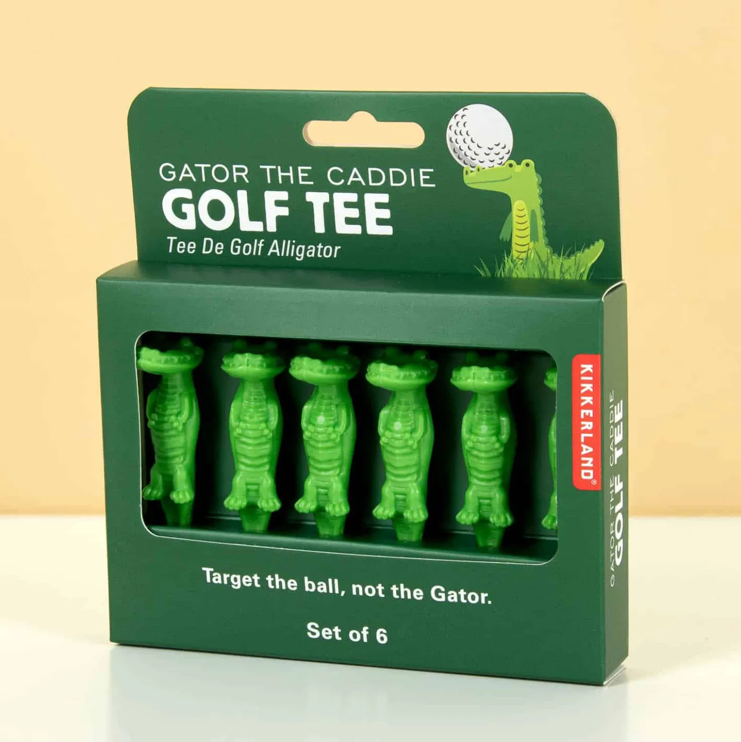 Alligator golftees (set van 6)