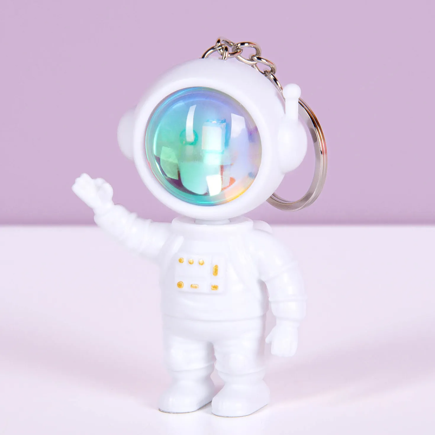 Astronaut sleutelhanger met lampje