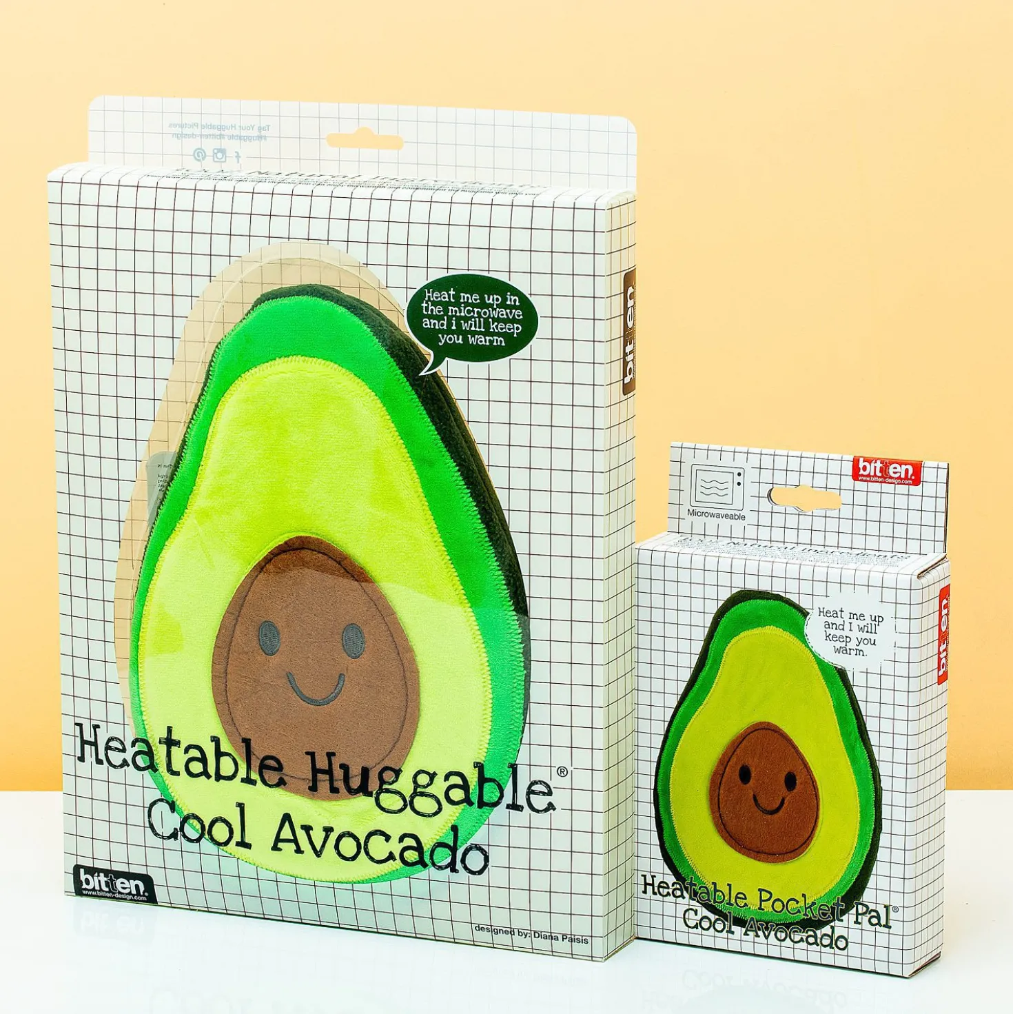 Avocado warmtekussen