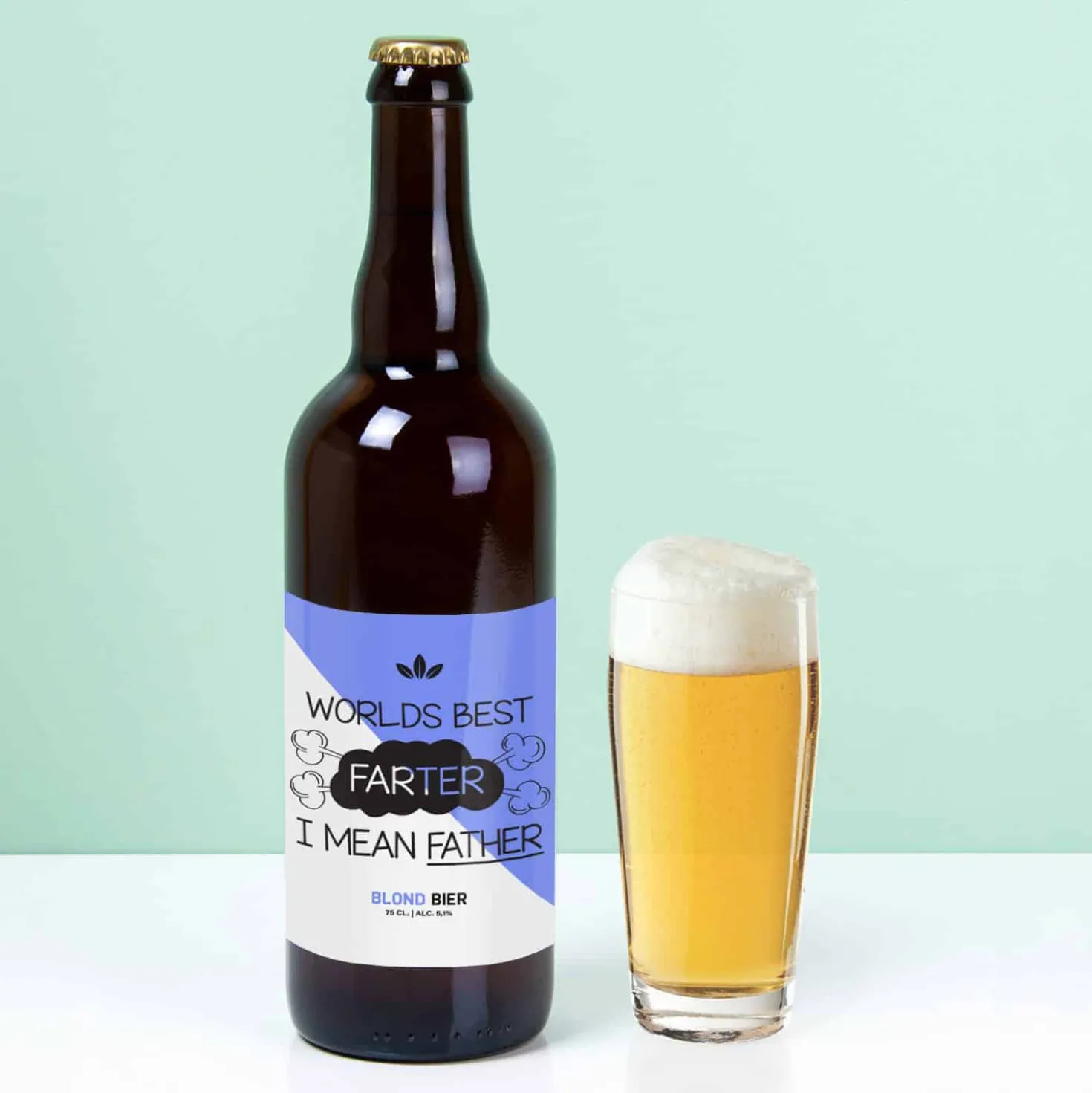 Bierfles World’s Best Farter (750 ml)
