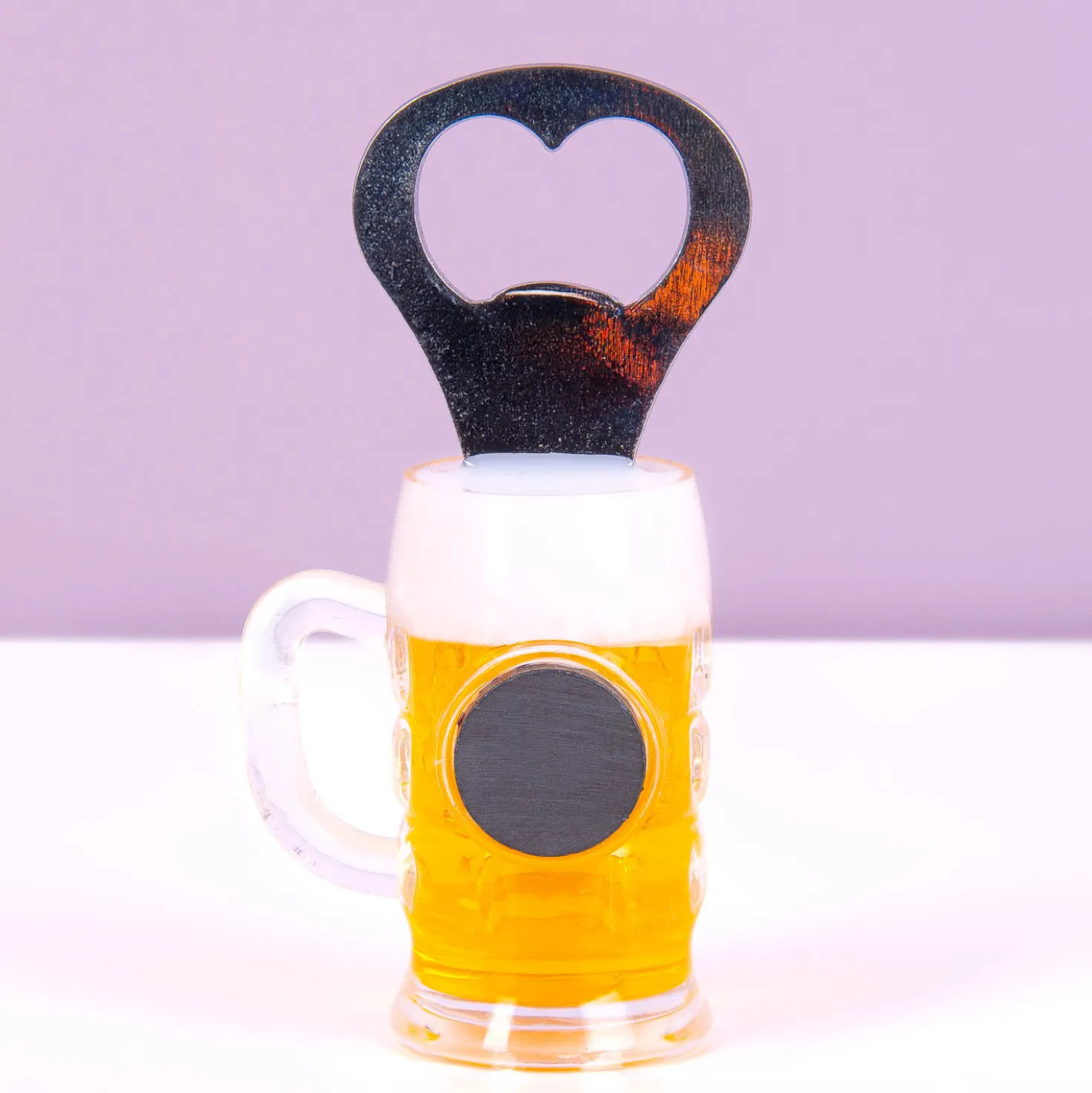 Bierglas flesopener met magneet