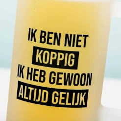 Bierpul Ik ben niet koppig