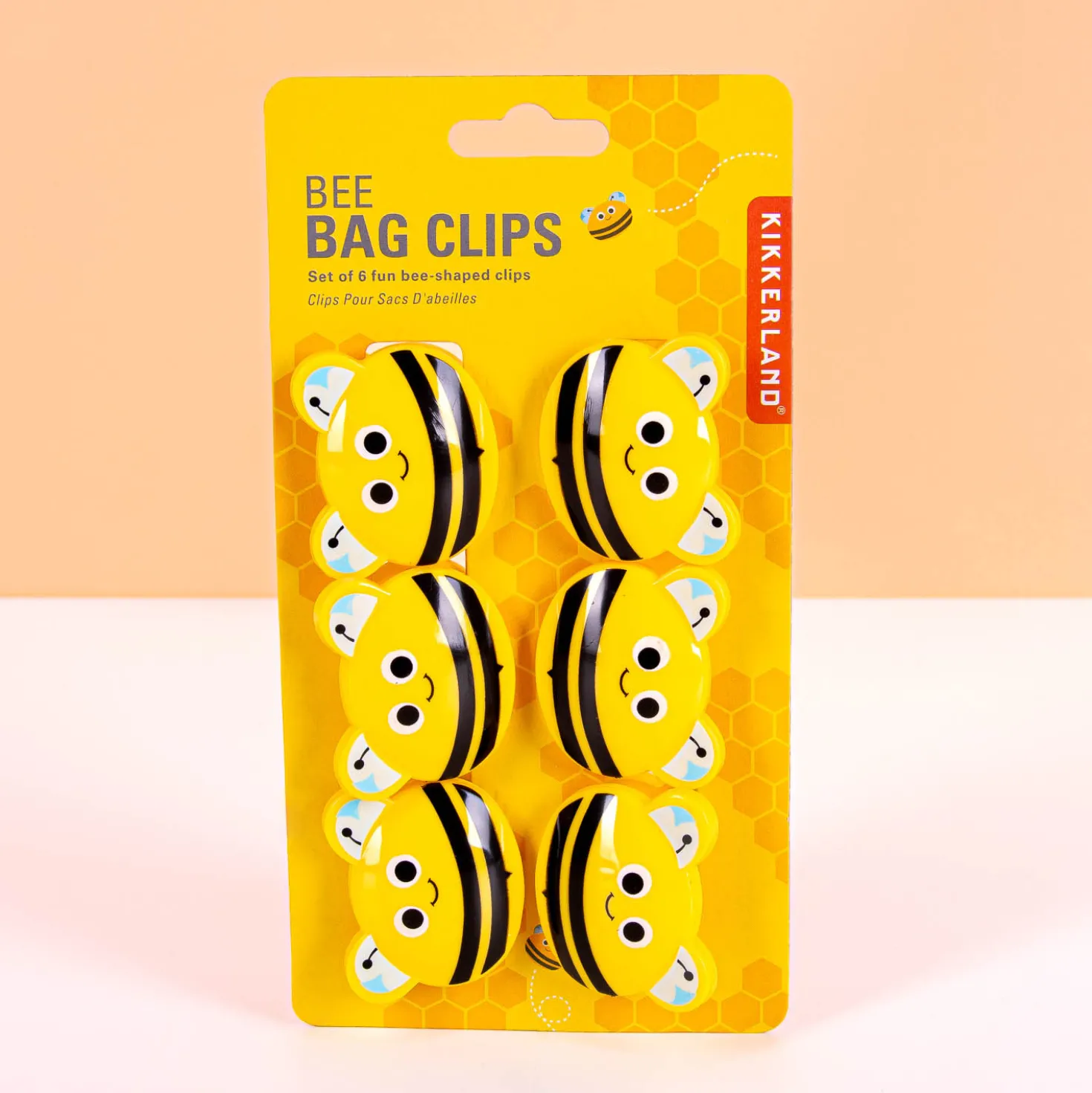 Bijen bag clips (set van 6)