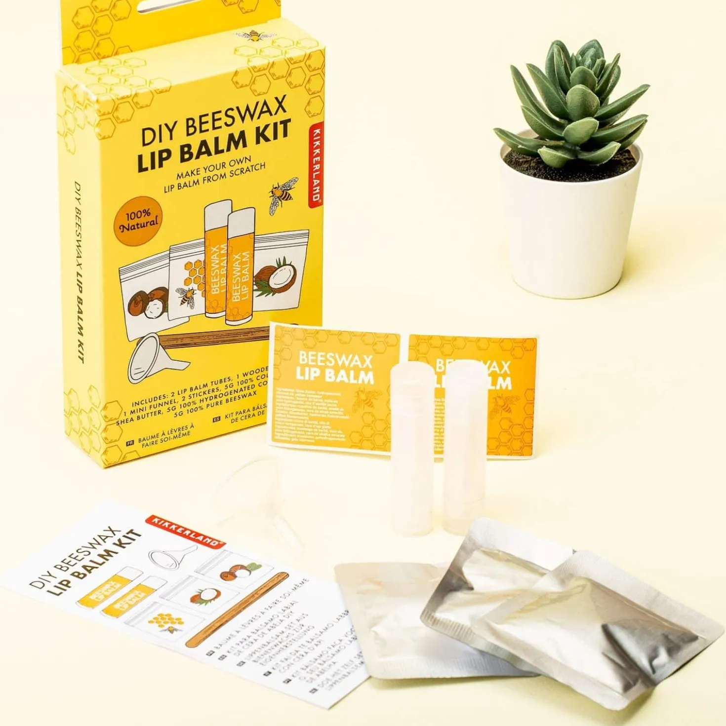 Bijenwas lippenbalsem DIY set