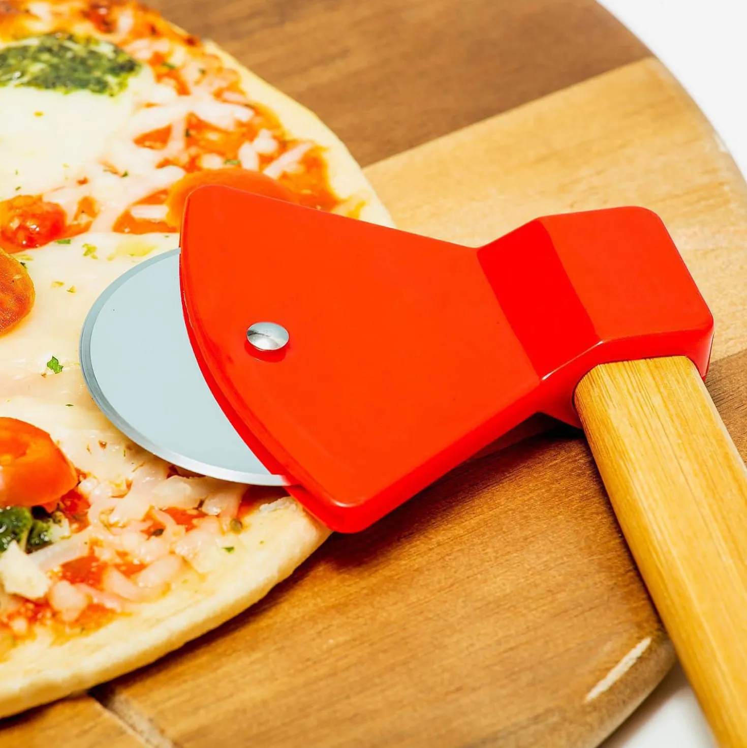 Bijl pizzasnijder