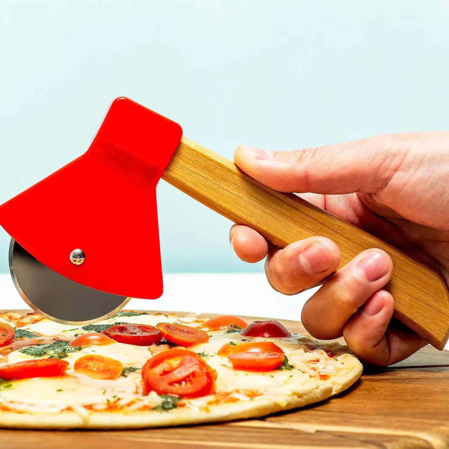 Bijl pizzasnijder