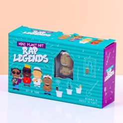 Bloempot rappers (set van 4)