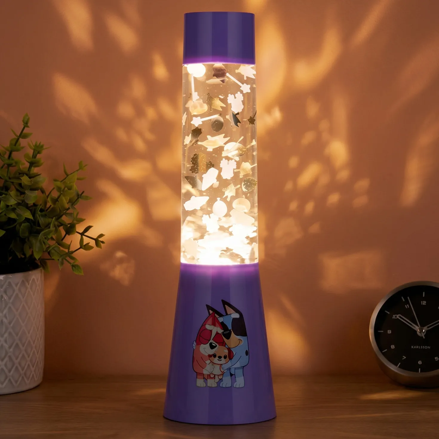 Bluey Lamp met foliefiguurtjes