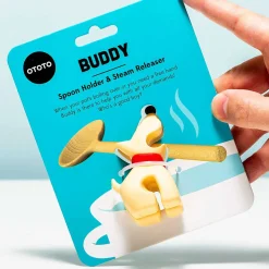 Buddy lepelhouder en stoom releaser