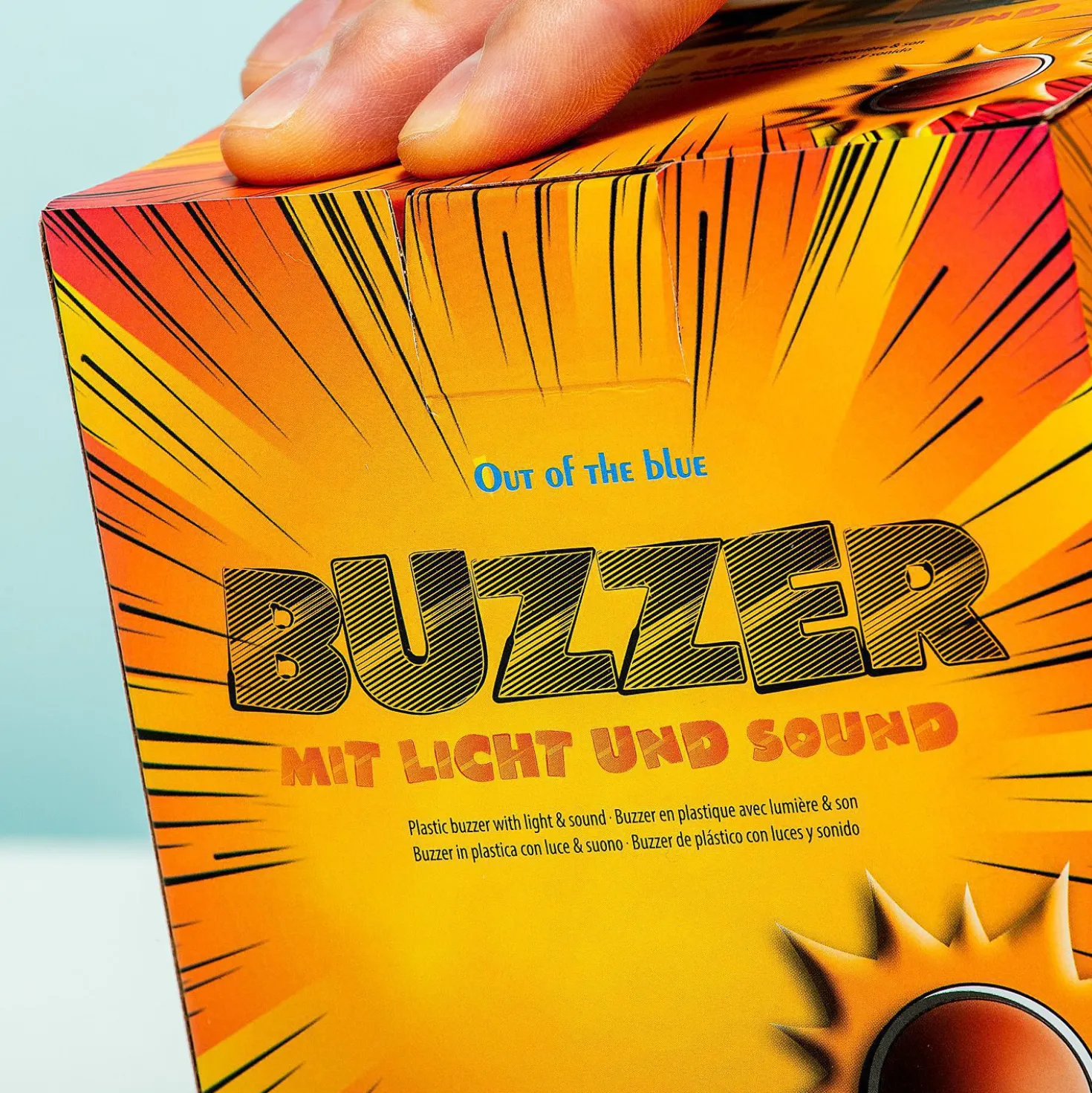 Buzzer met licht en geluid