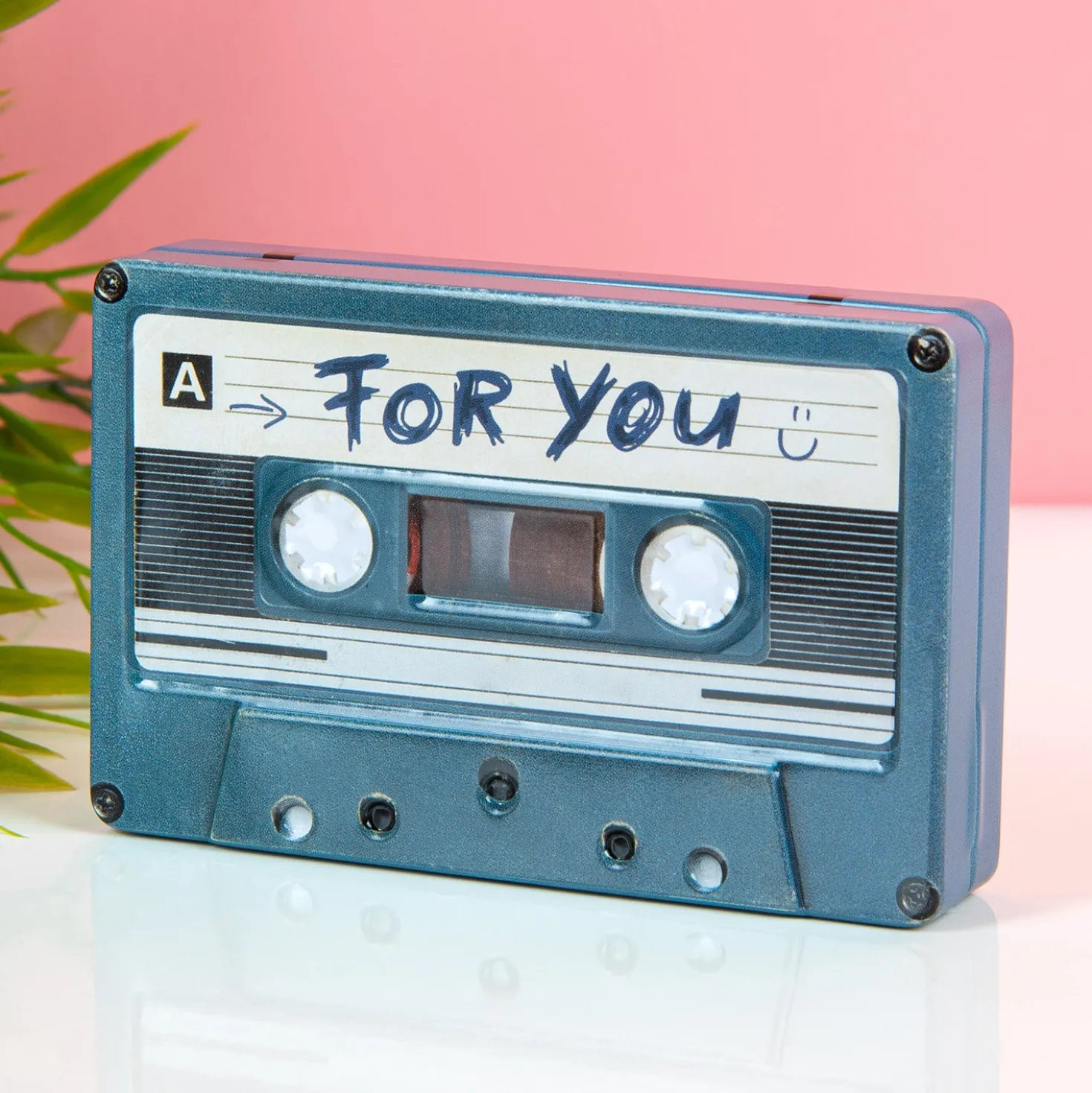 Cassettebandje opbergblikje