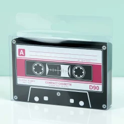 Cassettebandjes onderzetters (set van 4)
