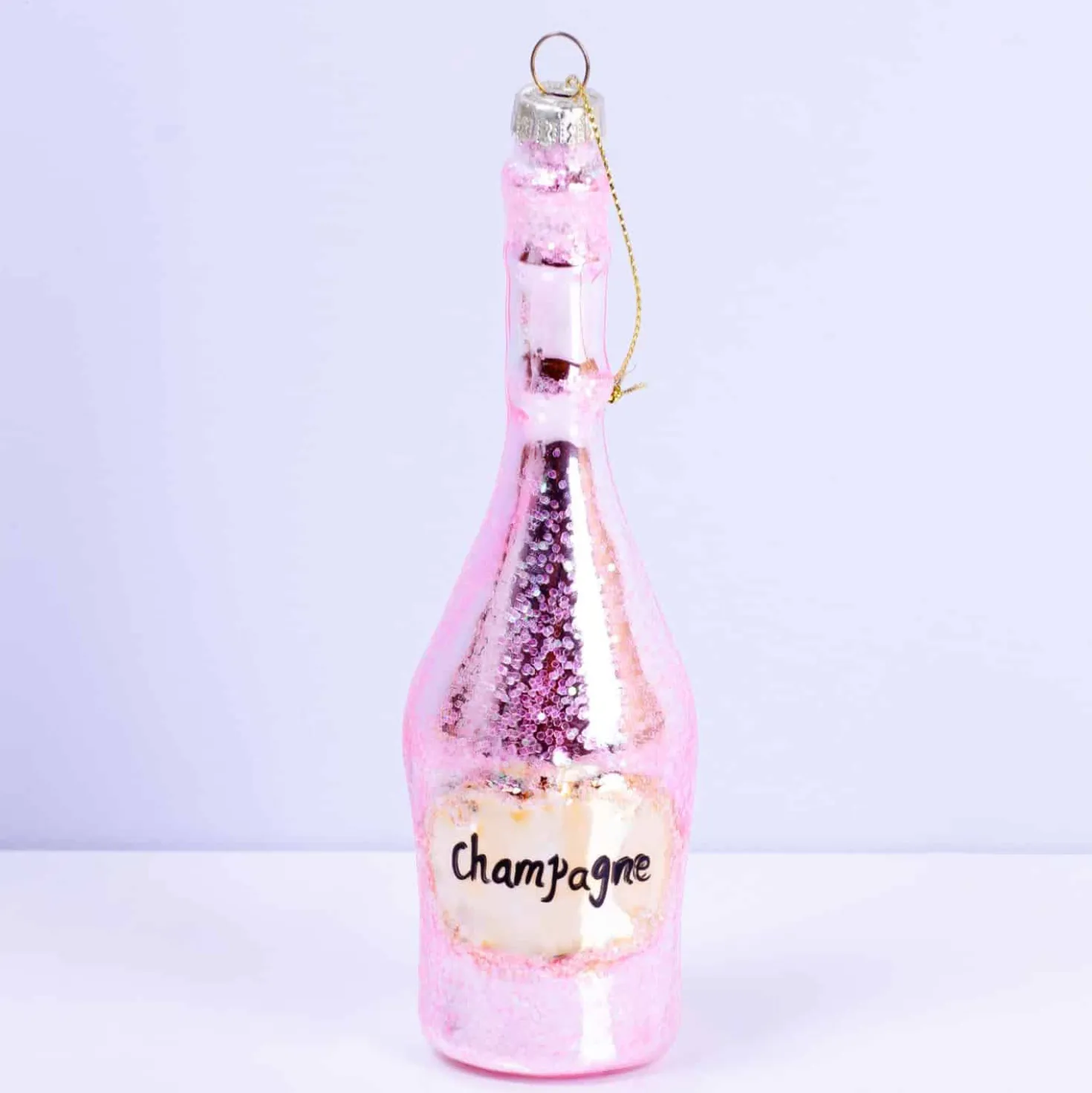 Champagne kerstbal (assorti)