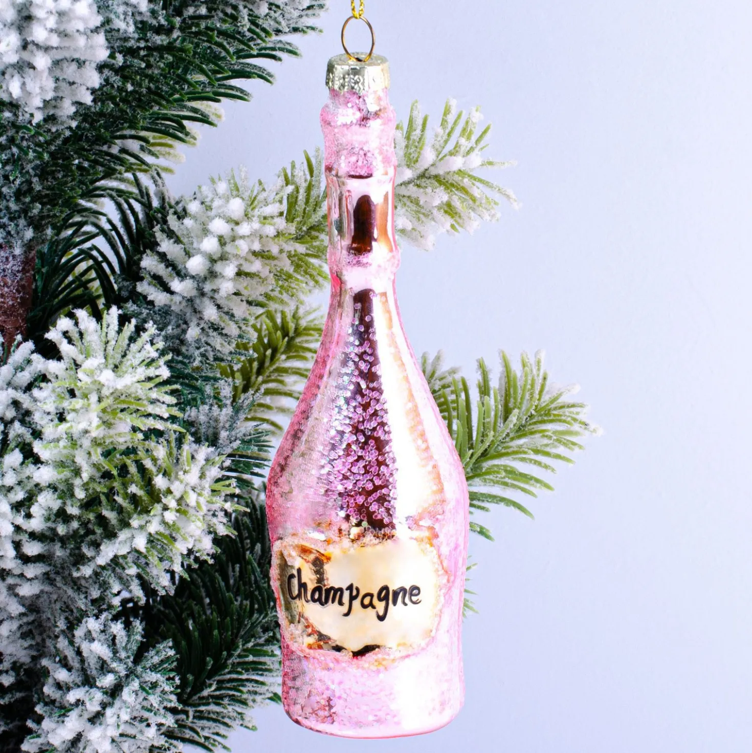 Champagne kerstbal (assorti)