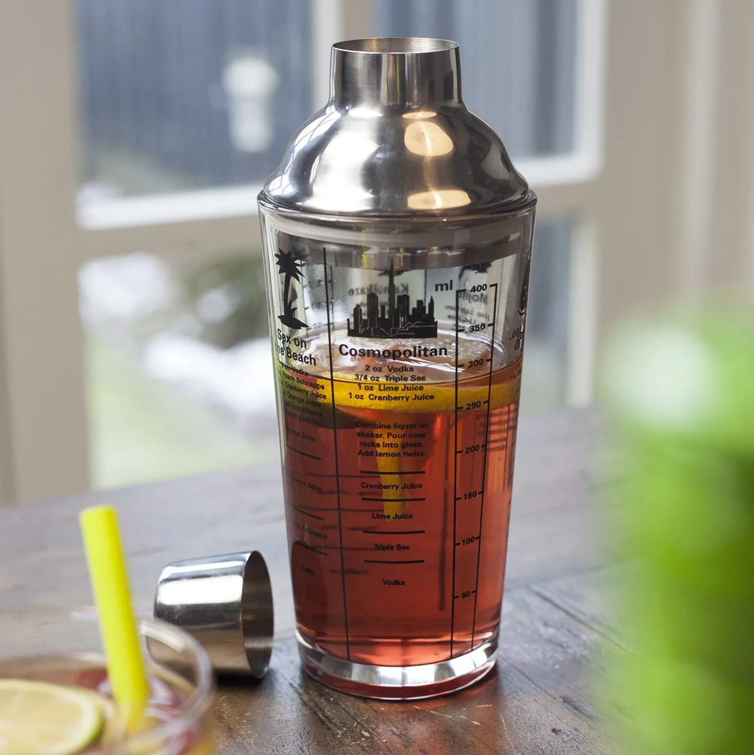 Cocktailshaker met recepten