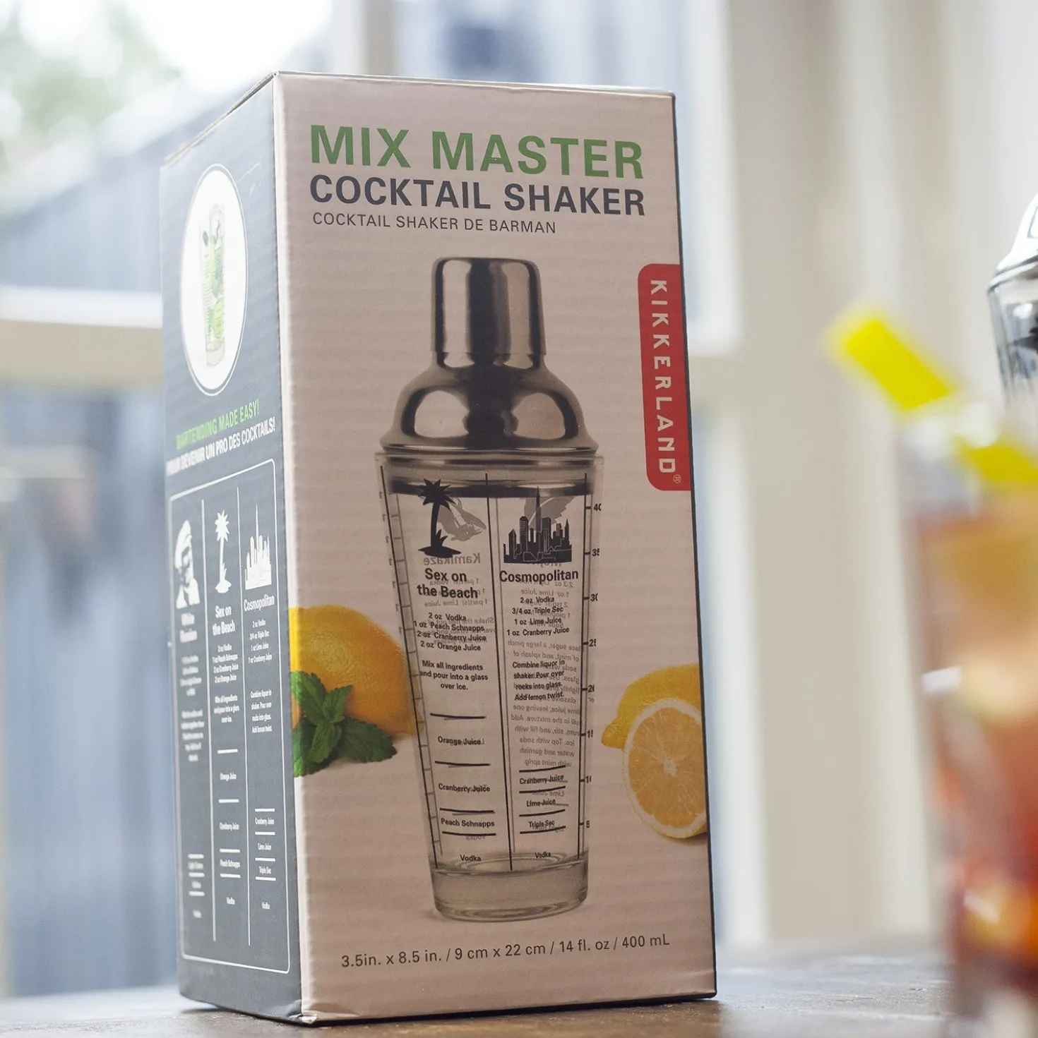 Cocktailshaker met recepten