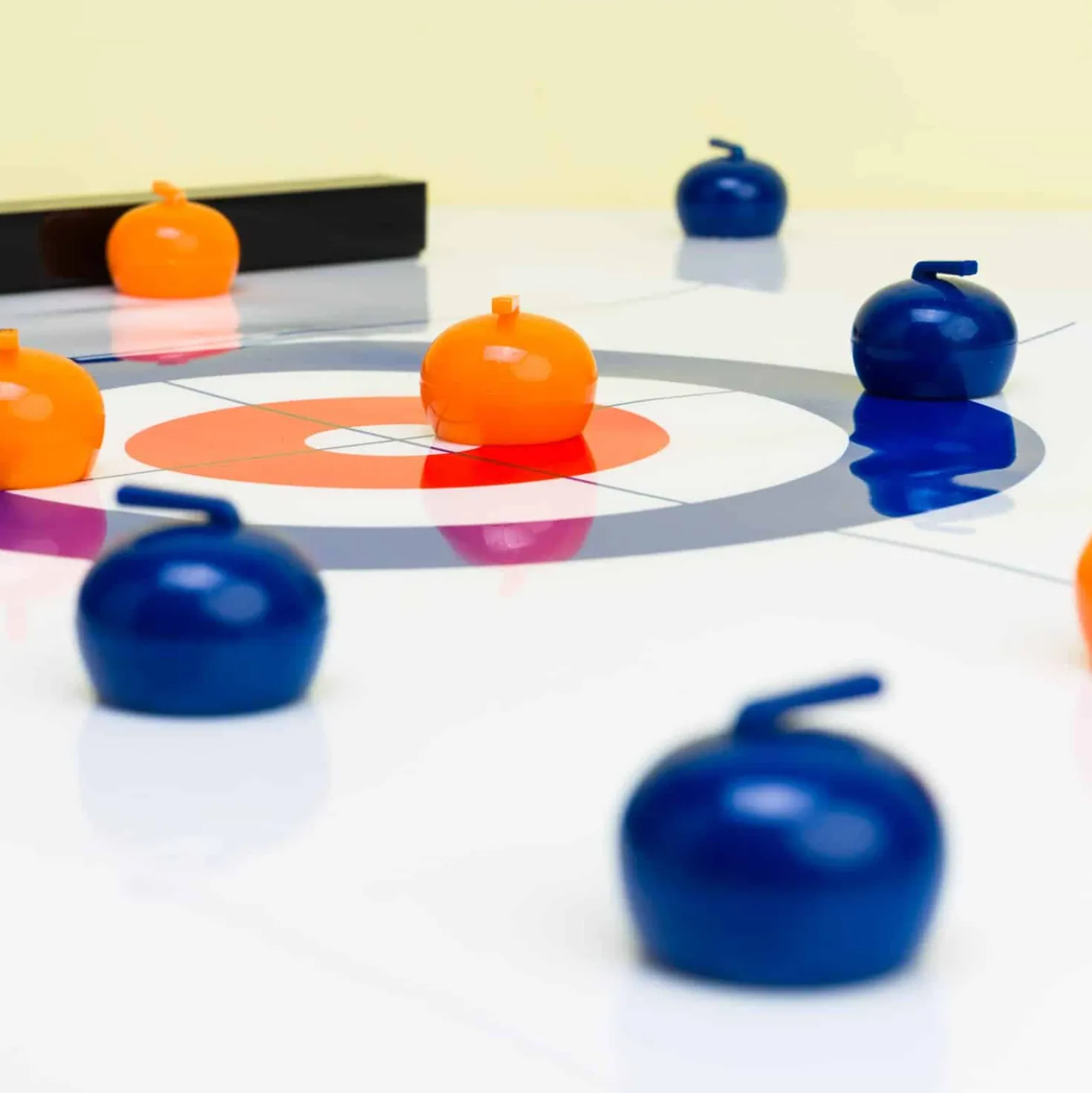 Curling Game Voor Op Tafel