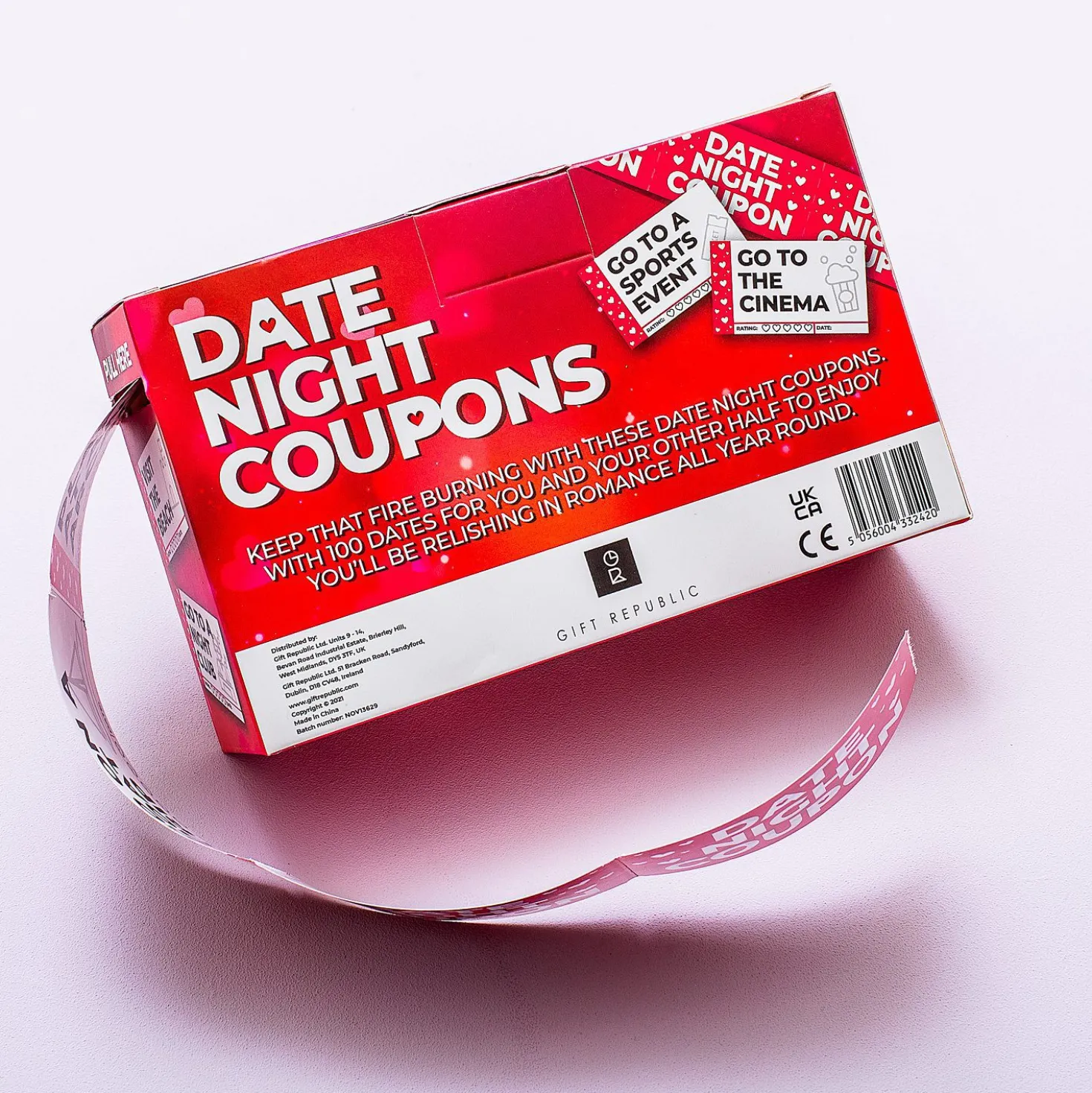 Date night coupons