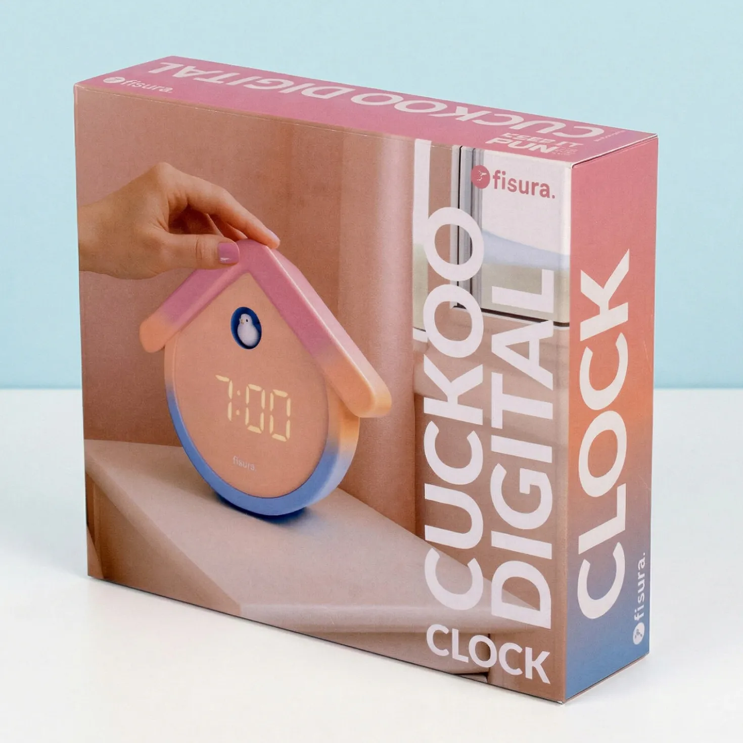 Digitale wekker met koekoek