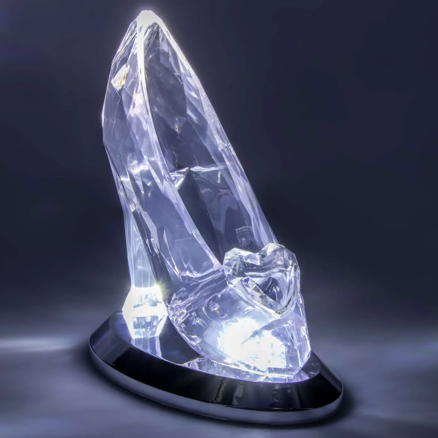 Disney Assepoester glazen muiltje lamp