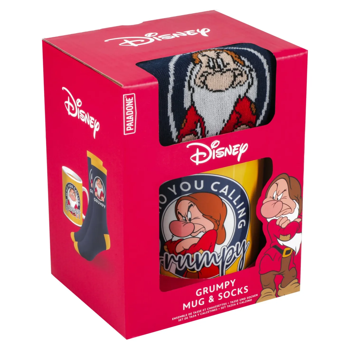 Disney Grumpy sokken en mok cadeauset