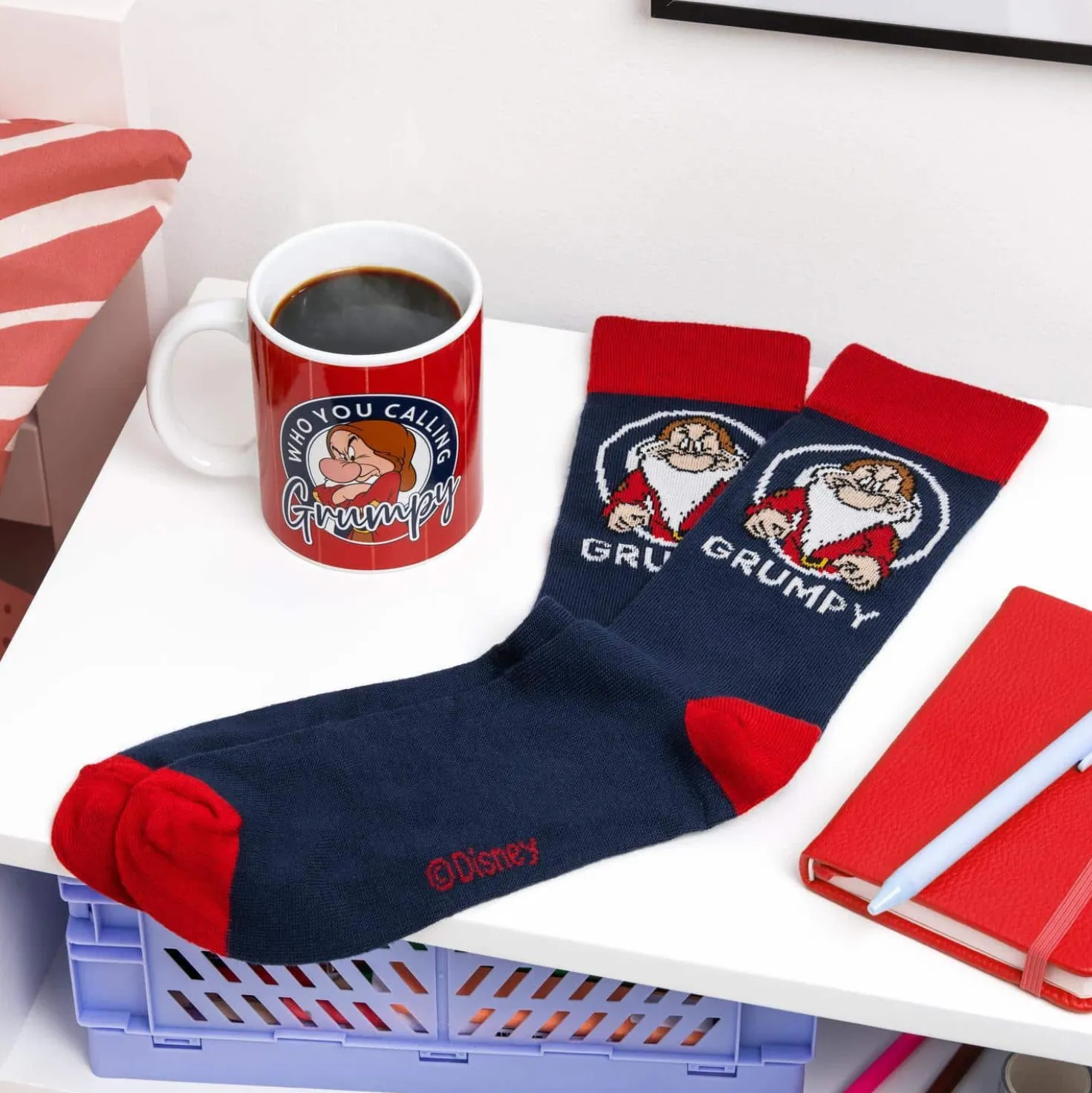 Disney Grumpy sokken en mok cadeauset