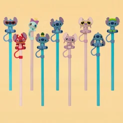 Disney Stitch rietje met topper (één stuk)