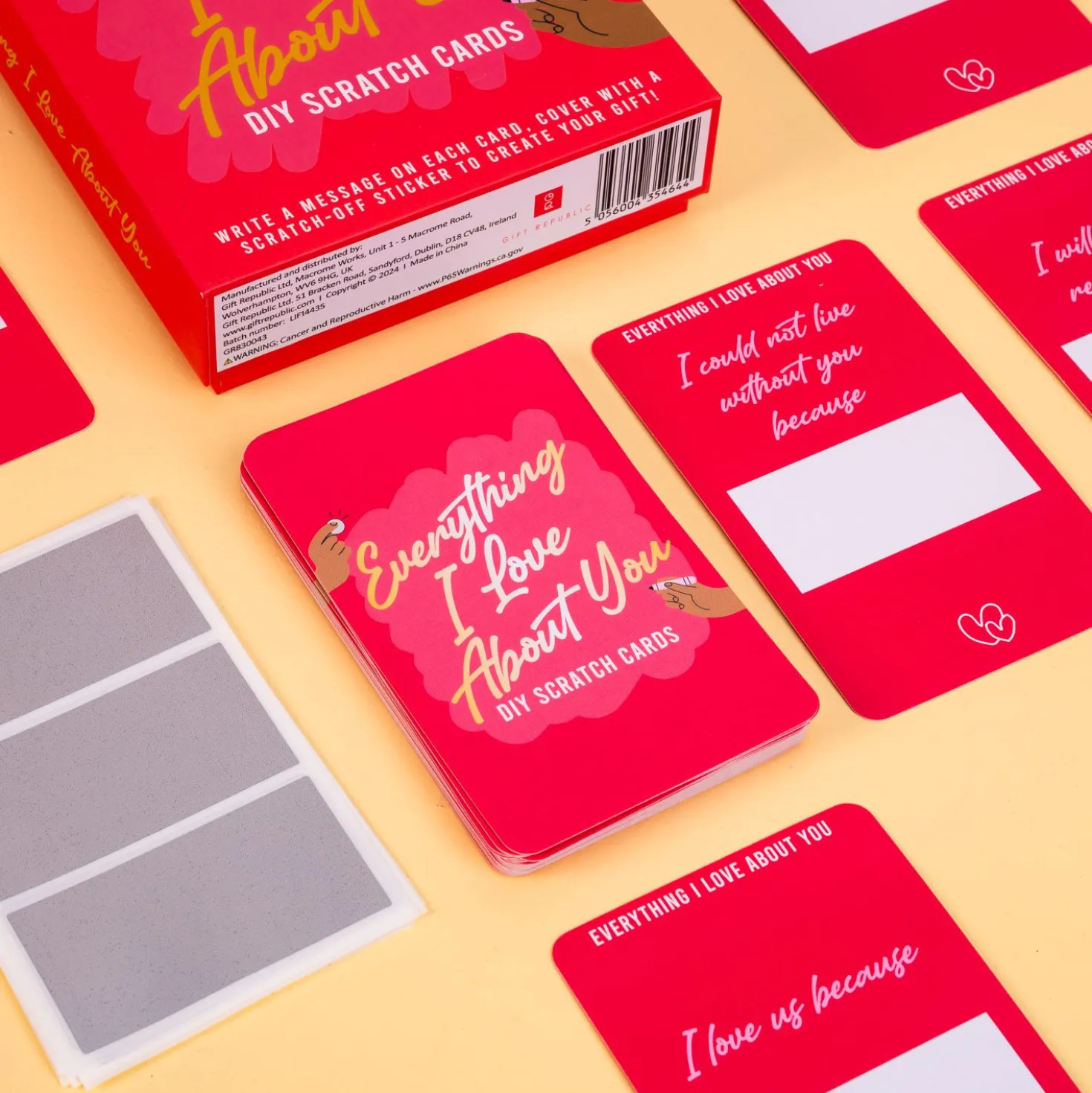 DIY kraskaarten Everything I Love About You