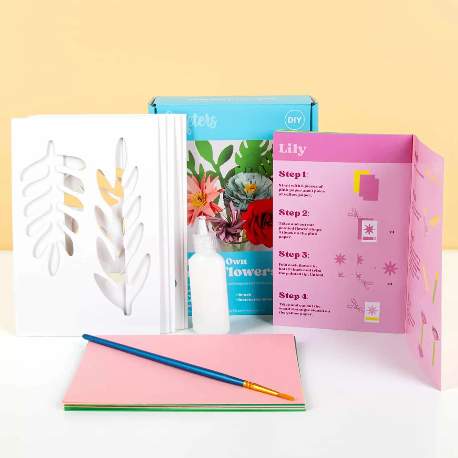 DIY papieren bloemen