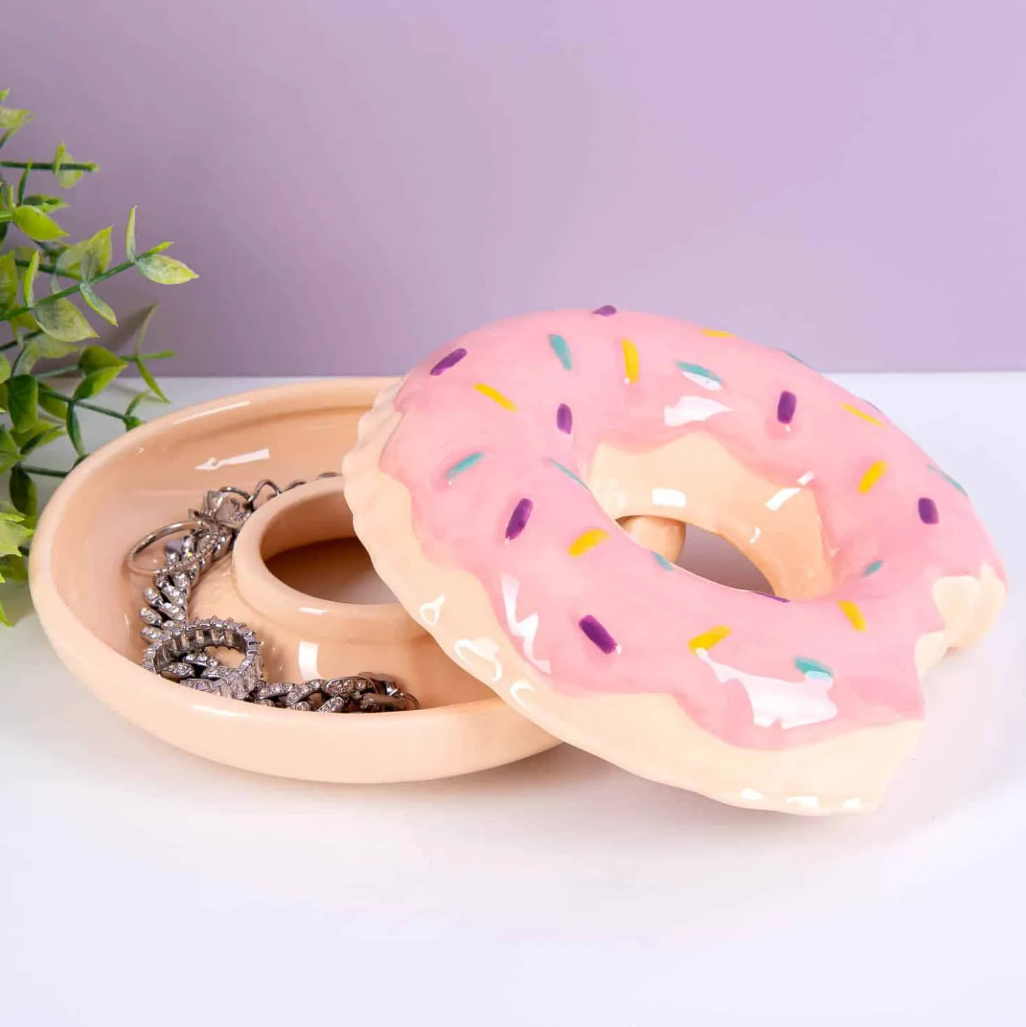 Donut zwemband sieradenschaaltje
