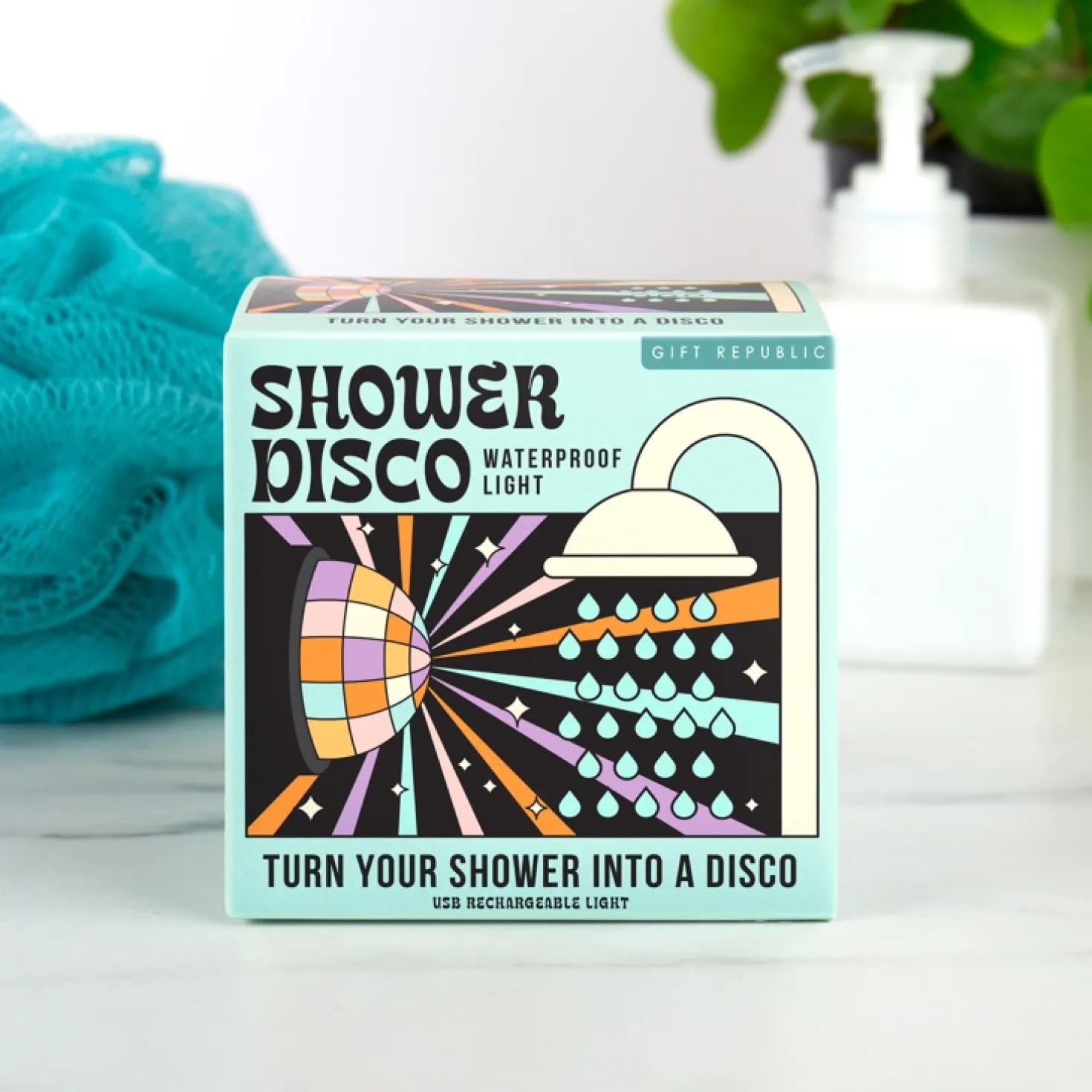 Douche discolampje