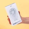 Draagbare mini ventilator met ledverlichting