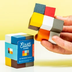Elastische houten puzzel