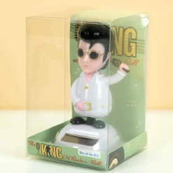Elvis poppetje op zonne-energie