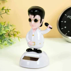 Elvis poppetje op zonne-energie