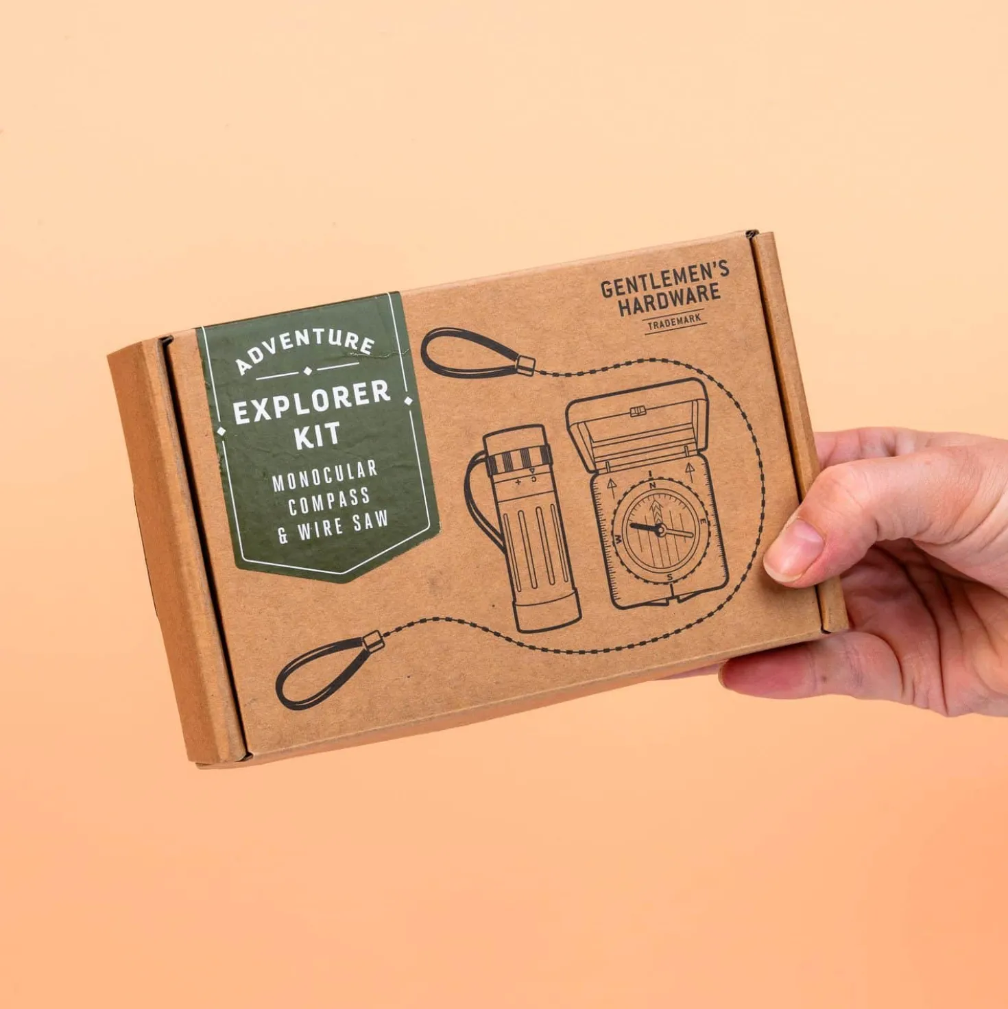 Explorer kit met kompas