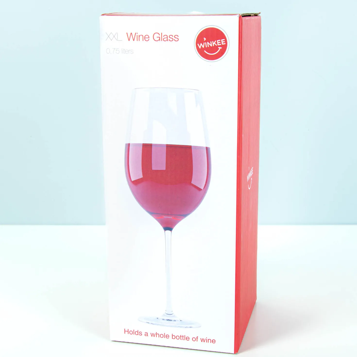 Extra groot wijnglas (0,75 liter)