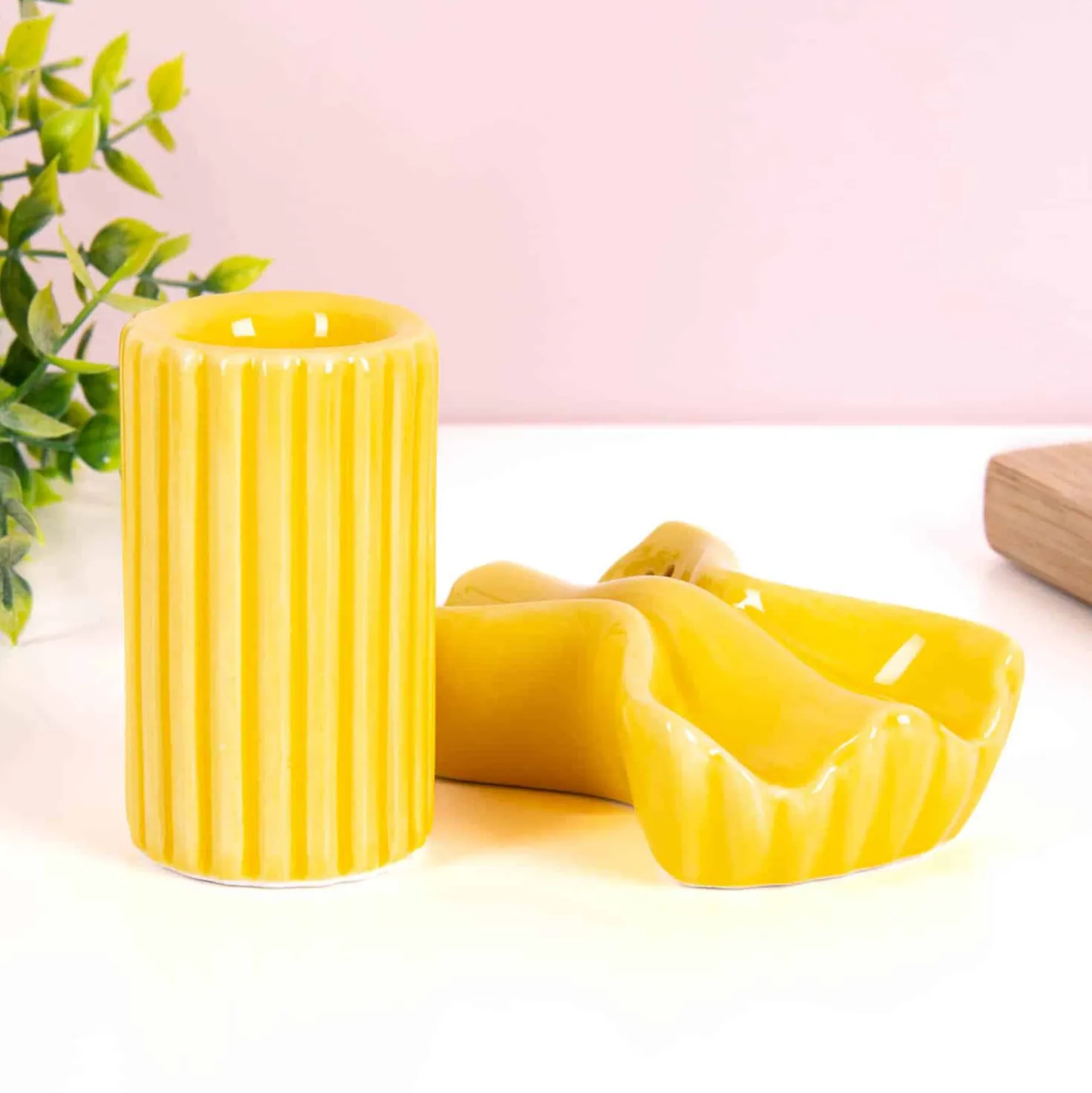 Farfalle en macaroni peper- en zoutstel
