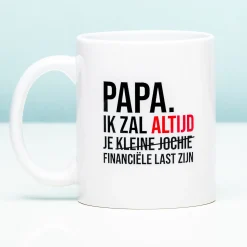 Financiële last mok