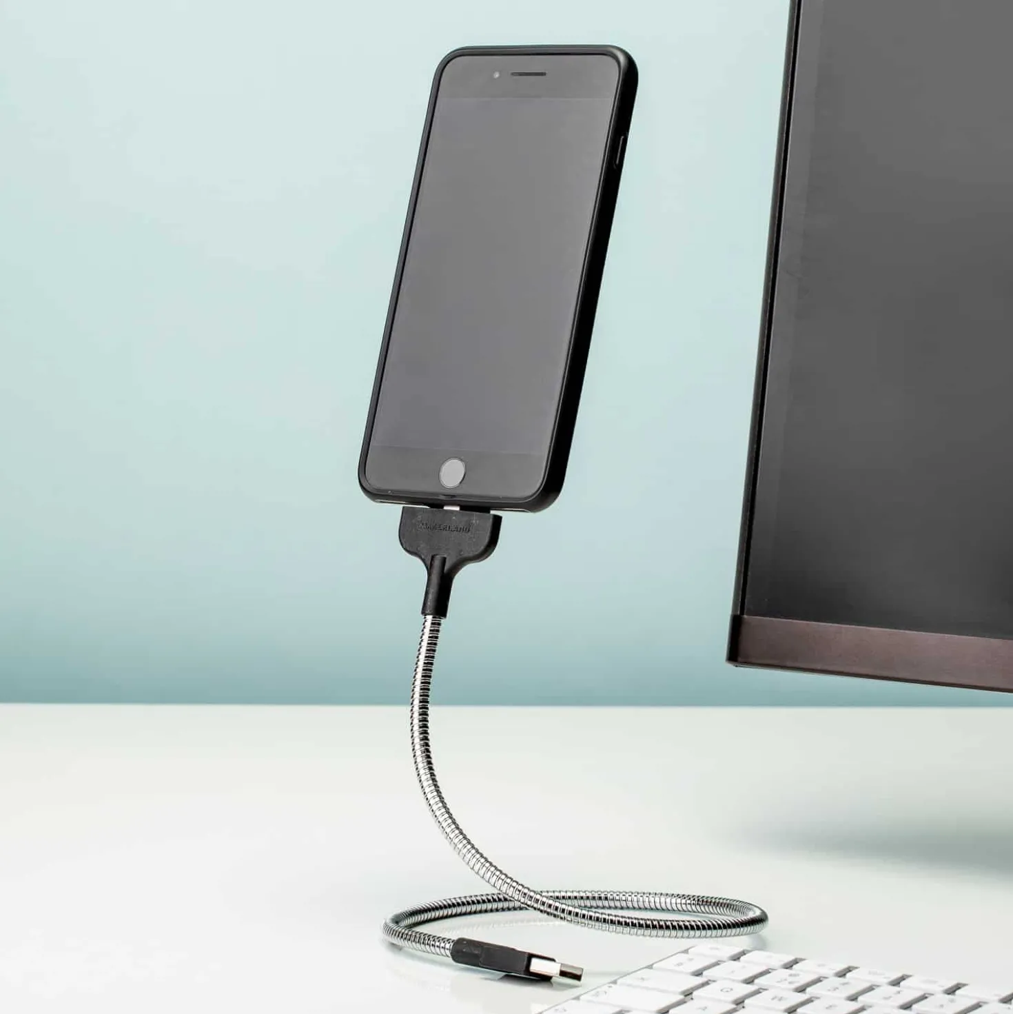 Flexibele staande iPhone lader