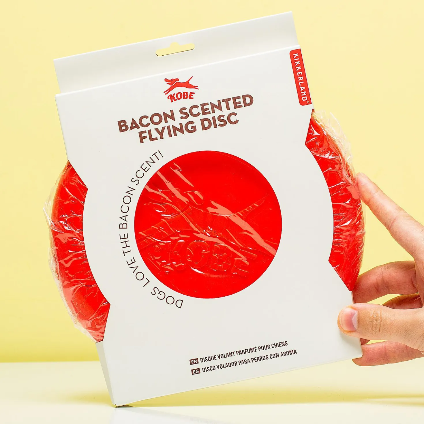 Frisbee voor hond met bacongeur