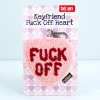 Fuck Off hart sleutelhanger