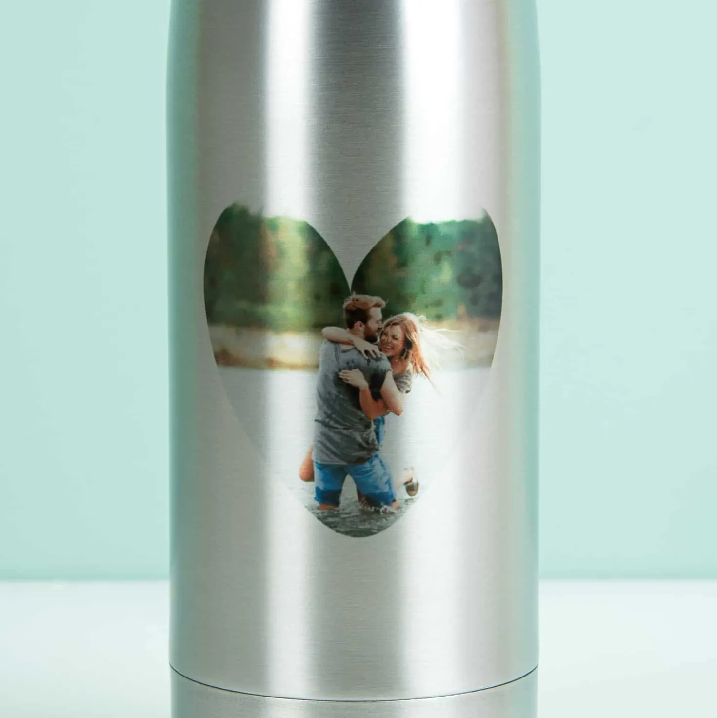 Gepersonaliseerde thermosfles met foto