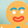 Gingerbread pop magnetische onderzetter