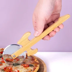 Gitaar pizzawiel met standaard
