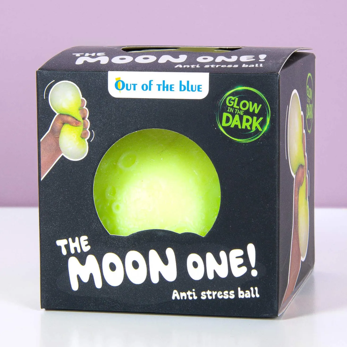 Glow in the Dark maan stressbal
