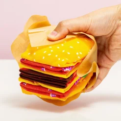 Hamburger sokken in doosje (set van 2)