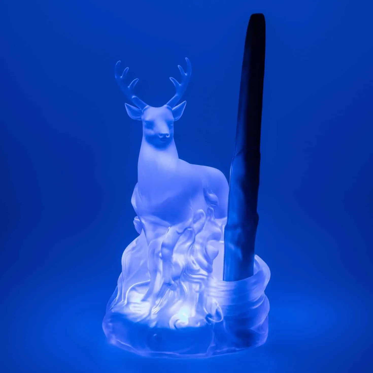 Harry Potter Patronus lamp met toverstaf