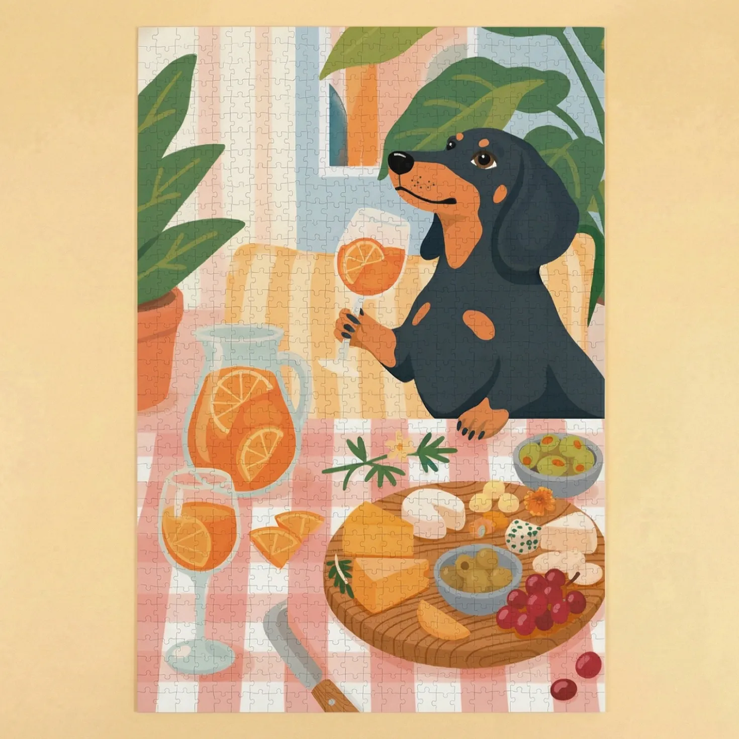 Hondenborrel puzzel (1000 stukjes)